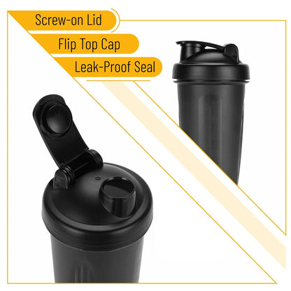 1pc Shaker Bottle 600ml